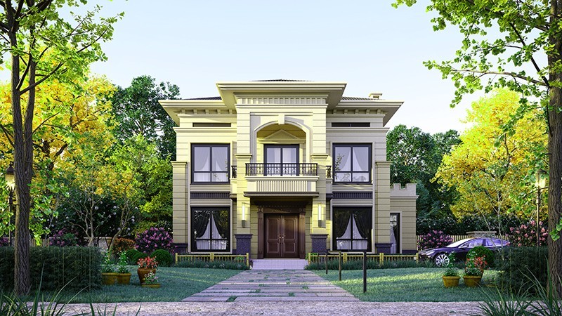 郑州中式合院住宅，开放庭院与邻里乡亲更亲近